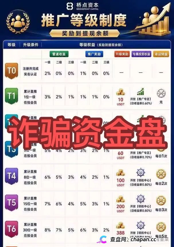 桥点资本:虚拟币投资是幌子,多重等级拉人头,资金盘崩盘在即(2) 桥点资本:虚拟币投资是幌子,多重等级拉人头,资金盘崩盘在即(2)